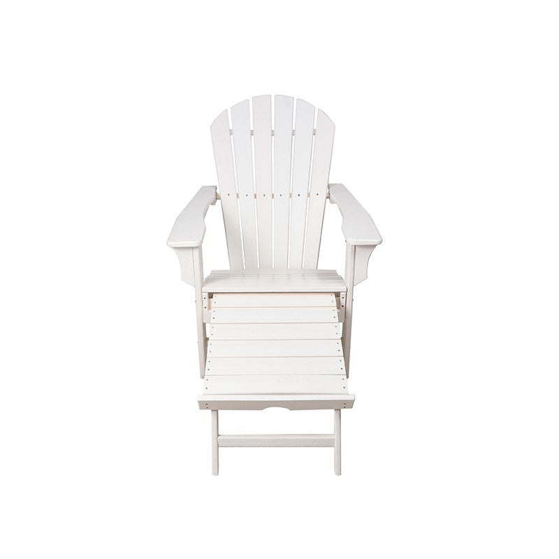 Ghế bành Adirondack có thể điều chỉnh cổ điển với Ottoman